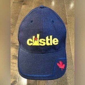 CASTLE blue strapback hat cap